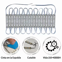 Módulos 5054 1 Tiras De Luces Led Luz Fría 70x12mm