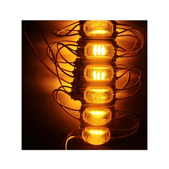 20 Módulos Led 12v o 24v 1,2w Luz Amarillo, Rojo, Verde, Azul, Rosado y Blanco