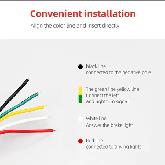 Barra Luces Led Para Puerta Trasera