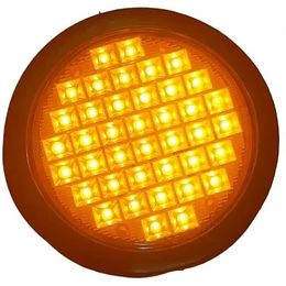 Pack X2 Foco Led Redondo 4 Pulgadas 24 Volt. Camion/remolque