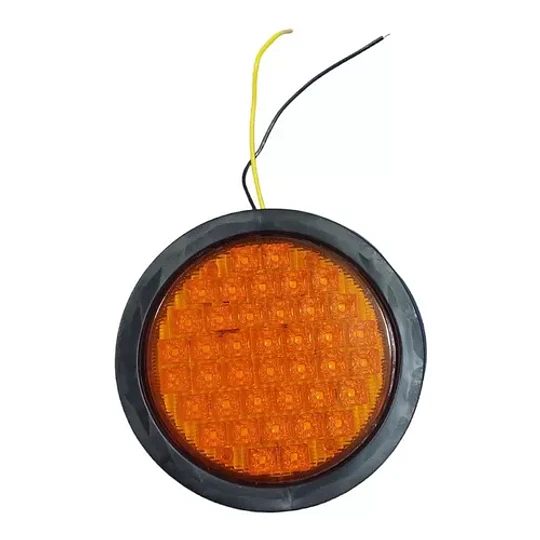 Pack X2 Foco Led Redondo 4 Pulgadas 24 Volt. Camion/remolque