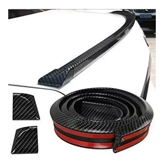 Goma Trasera De Fibra De Carbono Para Autos Camionetas Y Suv