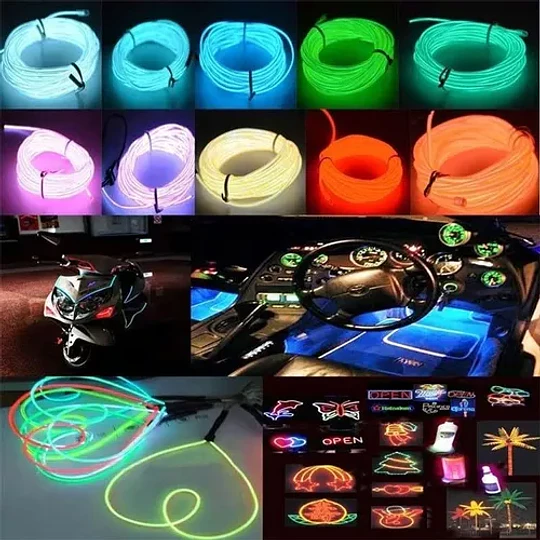 Luz Neon Para Interior De Auto 12v