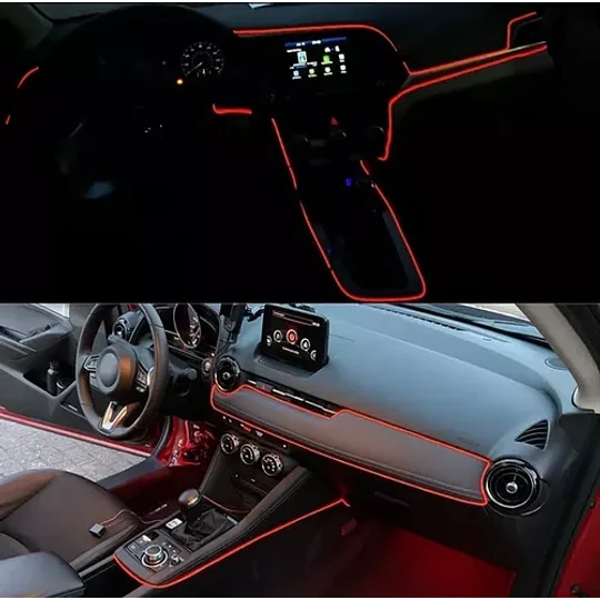 Luz Neon Para Interior De Auto 12v