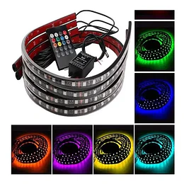 Luces Led Para Auto Tira Led Con Control Y Bluethooth