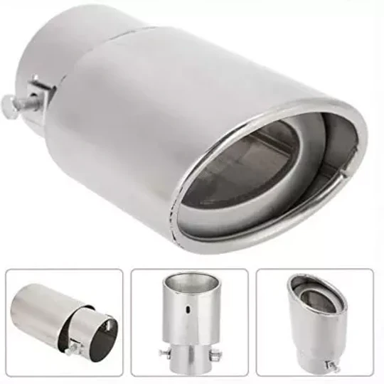 Escape Redondo De Acero Inoxidable Para Automóvil