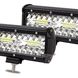 Barra Focos Neblineros Led 120w / Auto Moto Camiones Q170