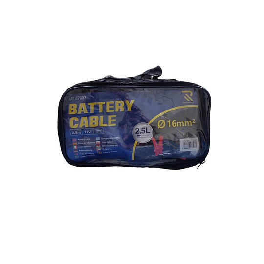 Cable De Arranque De Batería 2.5m Roba Corriente