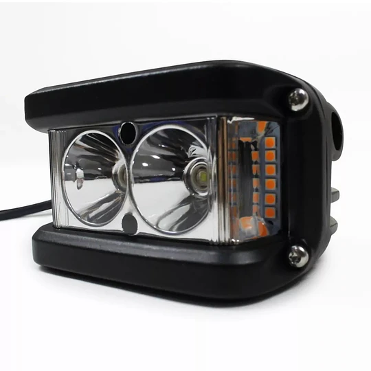 Foco Neblinero Led 18w Blanco Amarillo Auto Moto