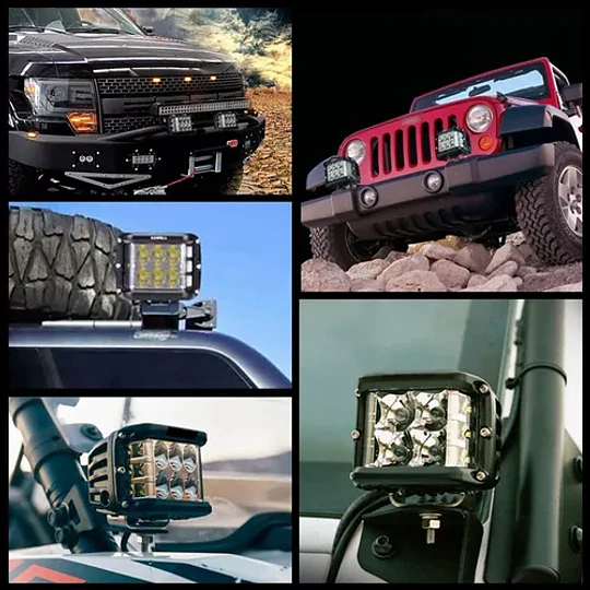 Foco Neblinero Led 18w Blanco Amarillo Auto Moto