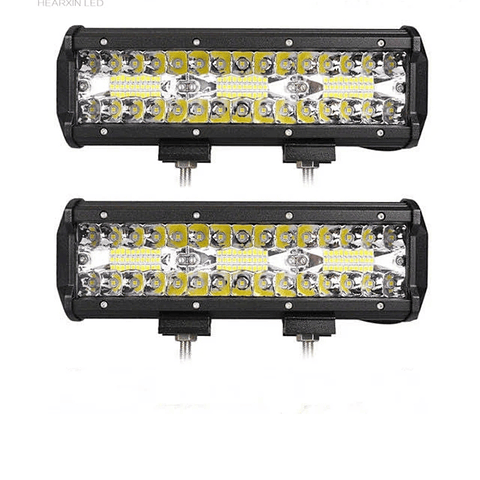 Barra Led 4x4 Neblinero Luz Foco Impermeable Coche Tractor