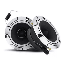 Kit Par Tweeter Optimizador Sonido 150wmax 10cm Aluminio