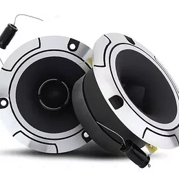 Kit Par Tweeter Optimizador Sonido 150wmax 10cm Aluminio