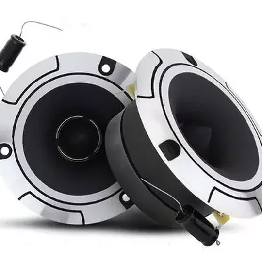 Kit Par Tweeter Optimizador Sonido 150wmax 10cm Aluminio