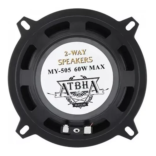Parlante Auto 13cm Redondo 60w Coaxial 2 Vías