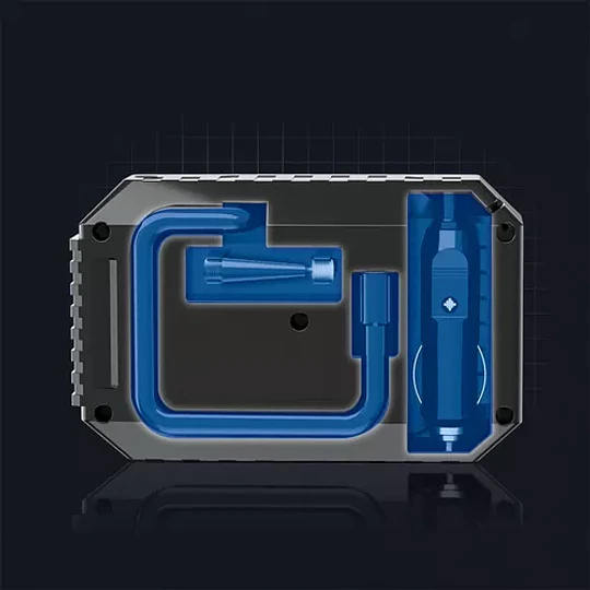 Mini Compresor/bomba De Inflado Para Neumático 12v 90psi