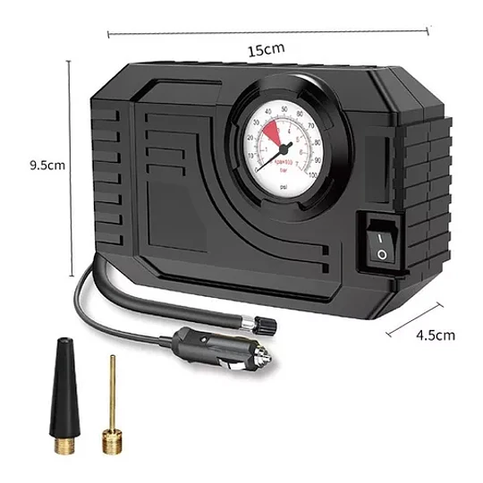 Mini Compresor/bomba De Inflado Para Neumático 12v 90psi