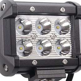 Neblinero 6 Led Auto Camioneta Jeep 18w 4 Pulgada 1800lm