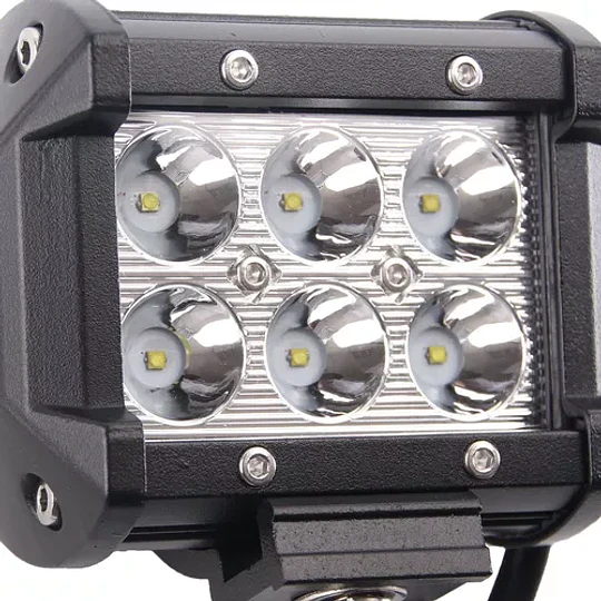 Neblinero 6 Led Auto Camioneta Jeep 18w 4 Pulgada 1800lm