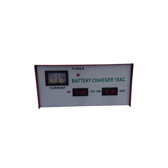 Cargador De Batería Auto Moto Camión 6v 12v 10 Amp
