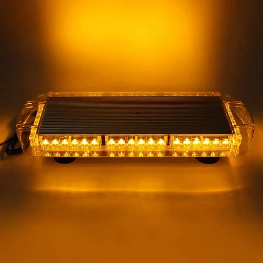 Baliza Led Barra Auto Ambar Emergencia 12v/24v