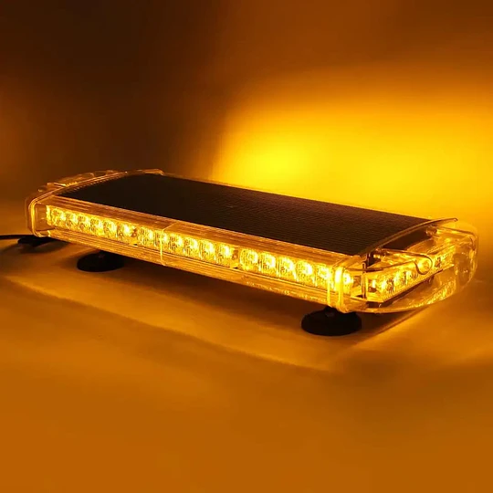 Baliza Led Barra Auto Ambar Emergencia 12v/24v