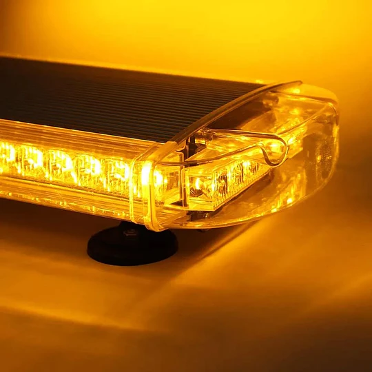 Baliza Led Barra Auto Ambar Emergencia 12v/24v
