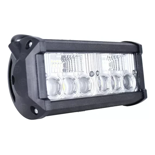 Faros Barra 16 Led Lupa Dual Auxiliar Jeep 4x4