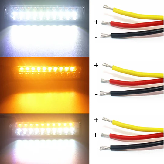 Barra De Luz Led De 54w, Luz Antiniebla De Advertencia