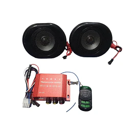 Altavoz Bluetooth Para Motocicleta Subwoofer Antirrobo