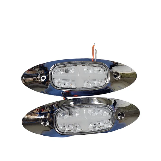 1 Par Luz De Advertencia Led Lateral Para Vehículos