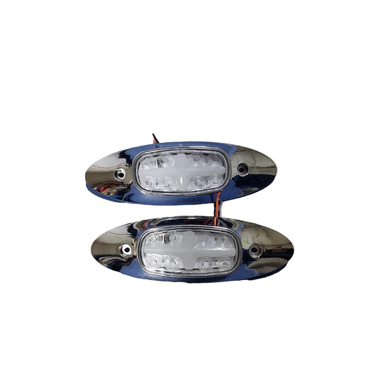 1 Par Luz De Advertencia Led Lateral Para Vehículos