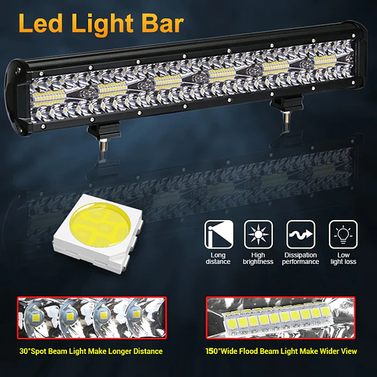 Barra Led 4x4 Neblinero 120w