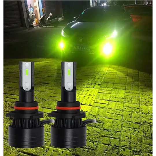 Ampolletas Turboled Canbus Csp Verde Limon 4000lm