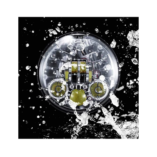 Faro De La Motocicleta Redondo Led Lámpara De Conducción