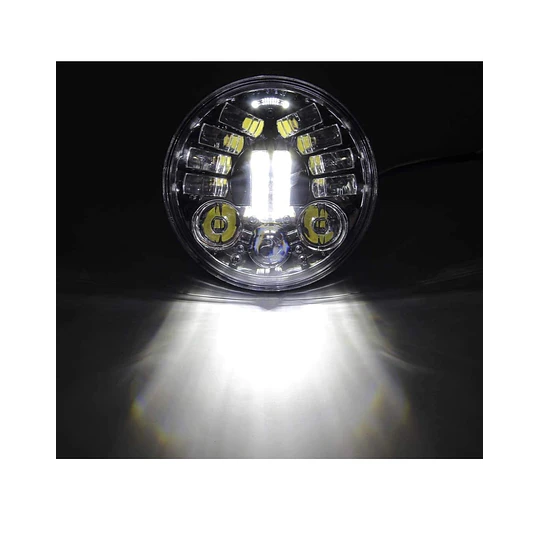 Faro De La Motocicleta Redondo Led Lámpara De Conducción