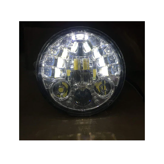 Faro De La Motocicleta Redondo Led Lámpara De Conducción