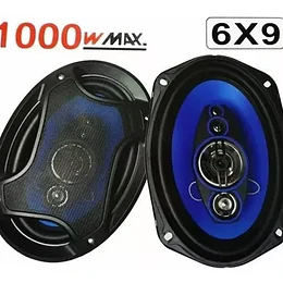 Kit 2 Parlantes Auto 6x9 Ovalados 1000w Coaxial 3 Vías Hifi