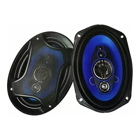 Kit 2 Parlantes Auto 6x9 Ovalados 1000w Coaxial 3 Vías Hifi