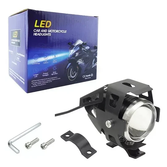 Neblinero Led Para Moto 15w u5 12-24 v 