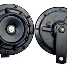 Kit De Bocina De Aire Eléctrica Compacta De Tono Intenso