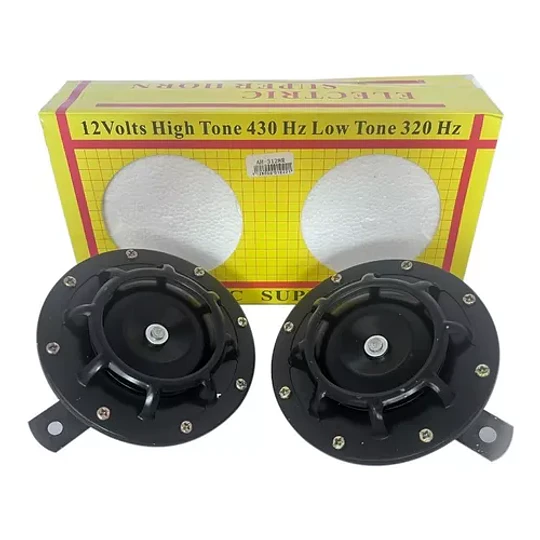Kit De Bocina De Aire Eléctrica Compacta De Tono Intenso
