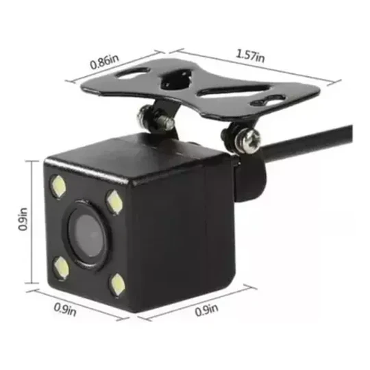 Camara De Reversa Universal Con 4 Led Vision Nocturna Hd