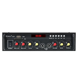 Kinter Amplificador Karaoke Para Hogar Y Autos