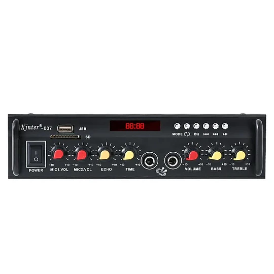 Kinter Amplificador Karaoke Para Hogar Y Autos