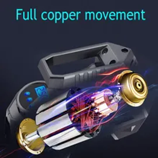 Mini Compresor 12v Inflador Auto C/ Kit Parche Tarugo Moto