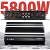 Amplificador De Sonido De 5800w, 4 Canales, 12v Para Auto