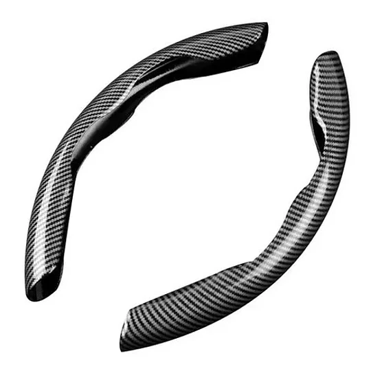 Cubre Volante Tipo Fibra Carbono Lateral Universal