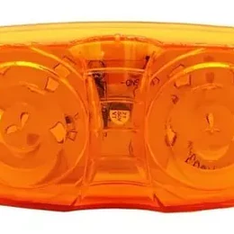 Faroles Laterales Led 12/24v Rectangular Ámbar 2 Unidades
