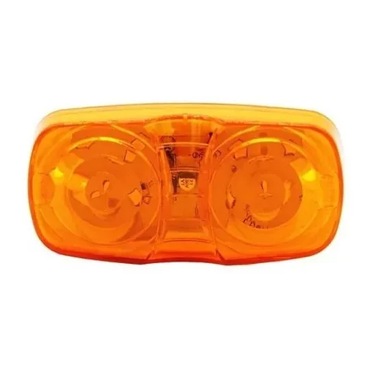 Faroles Laterales Led 12/24v Rectangular Ámbar 2 Unidades